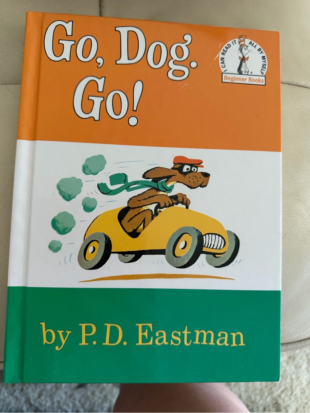 Go, Dog. Go! by - Orange & Green Hardcover Beginner Book